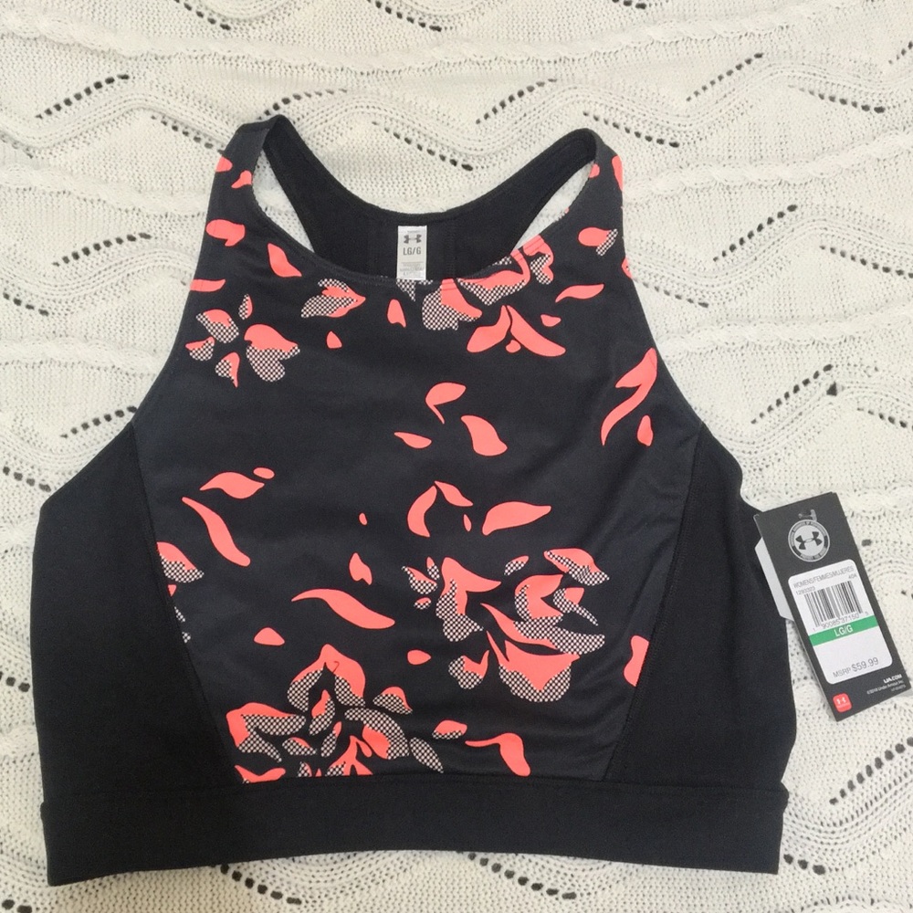 NWT UNDER ARMOUR CROP SPORTS BRA